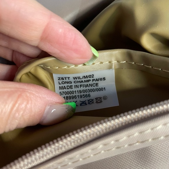 Longchamp le Pliage tote brand new never used taupe - Picture 5 of 6